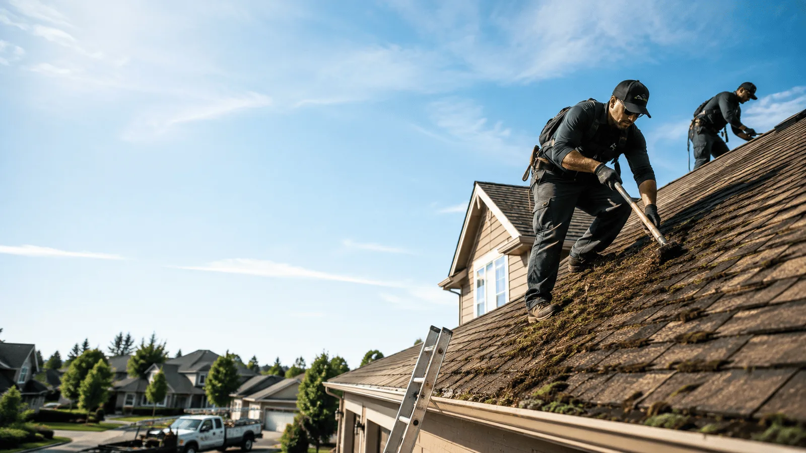 Roof Moss Removal in Elkhart, IN near me